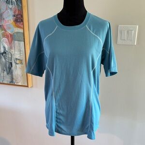 New Balance Women's Light Blue Activewear Top